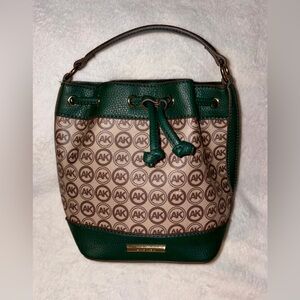 ANNE KLEIN Drawstring Mini Bucket Handbag